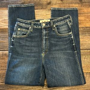 AMO denim jeans size 29 Chloe Crop in True Blue wash